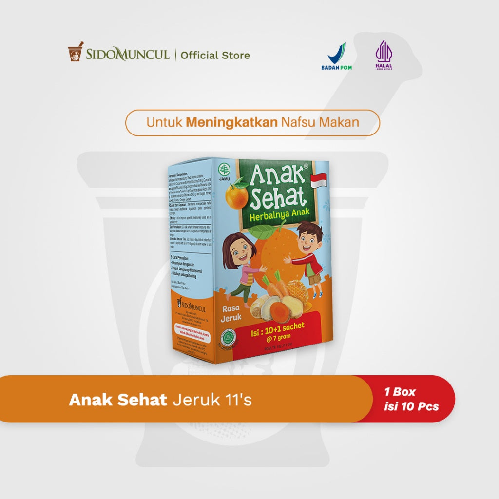Anak Sehat Orange 11's - Improves Appetite