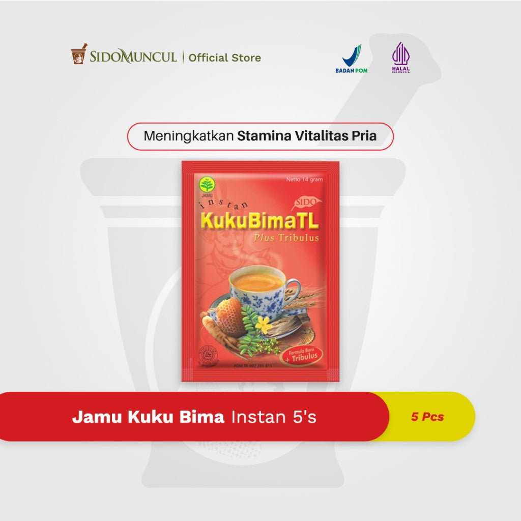 Jamu Kuku Bima Instan 5's - Meningkatkan Stamina Vitalitas Pria