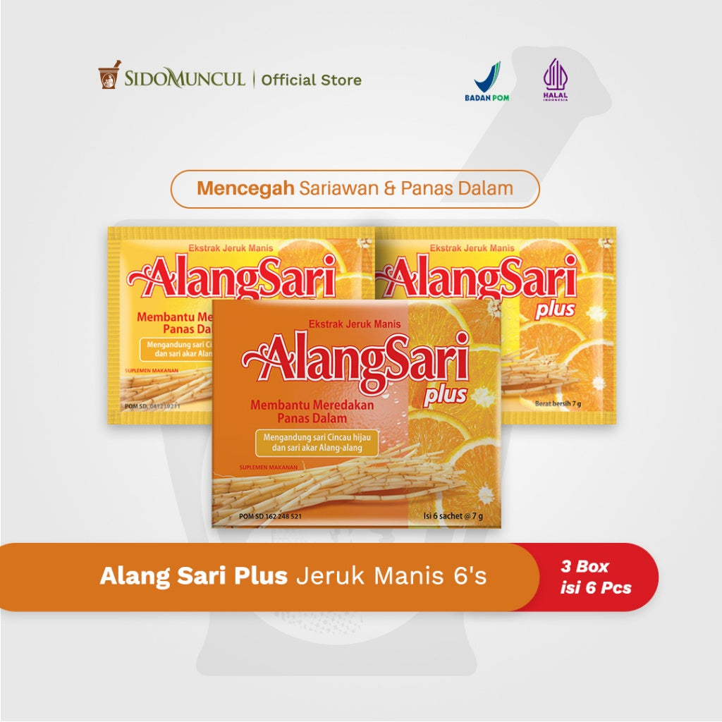 Alang Sari Plus Sweet Orange 6s – Helps Prevent Canker Sores and Internal Heat