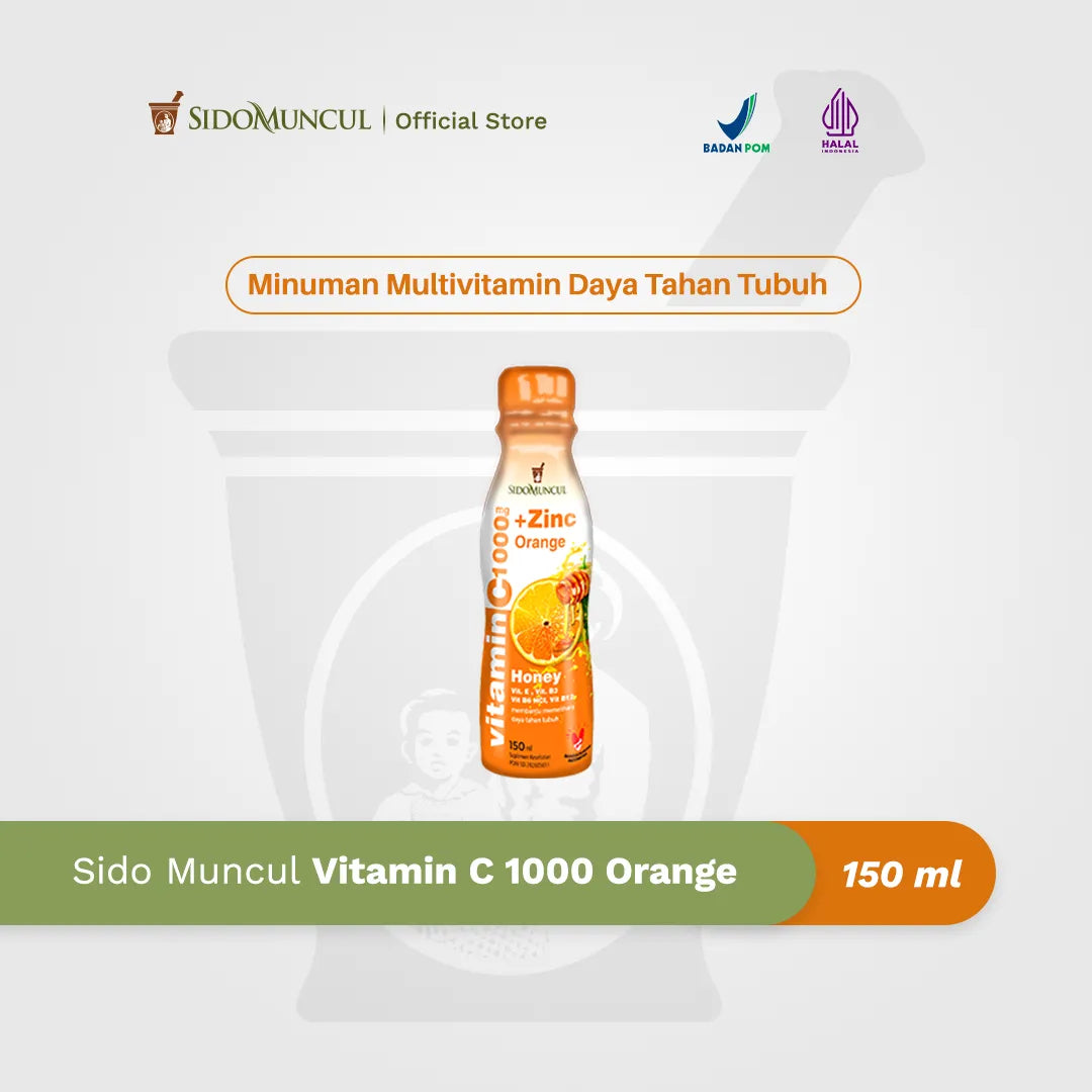 Sido Muncul Vitamin C1000 150 ML Multivitamin Immune Support Drink
