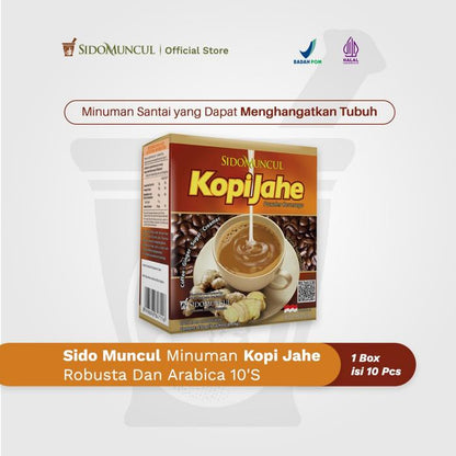 Sido Muncul Minuman Kopi Jahe Robusta dan Arabica 10's