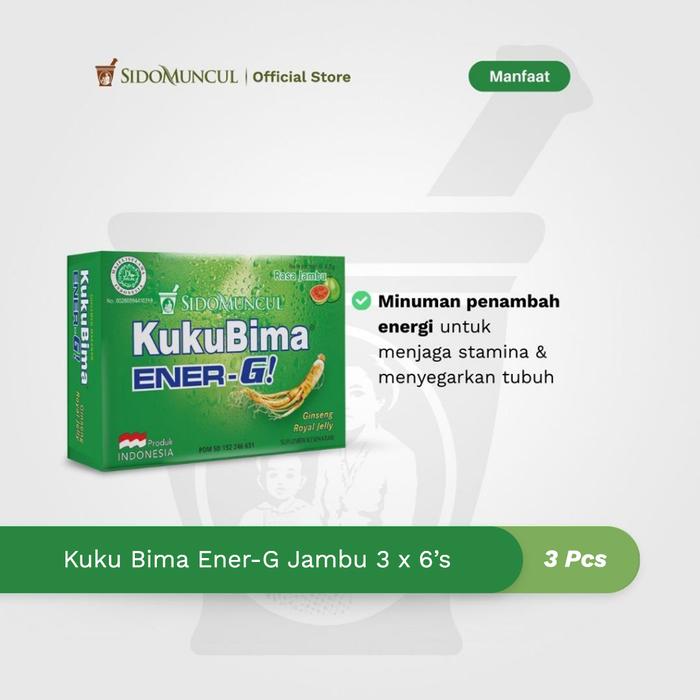 Kuku Bima Ener-G Jambu 3x6's - Minuman Berenergi Penambah Stamina