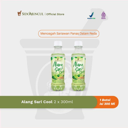 Alang Sari Cool Jeruk Nipis 2x300ml - Mencegah Sariawan Panas Dalam Reda