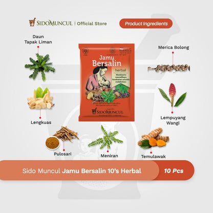 Herbal Postpartum Jamu 10s - Postpartum Health