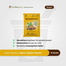 Sido Muncul Jamu Galian Parem, 10 sachets – Promotes breast milk production