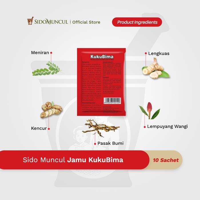 Kuku Bima Jamu 10's - Meningkatkan Stamina Menambah Vitalitas