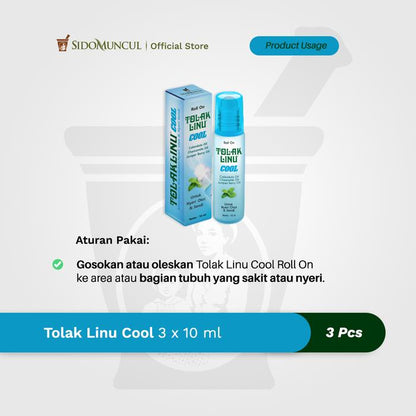 Tolak Linu Cool 3x10 ml - Meredakan Nyeri Sendi Otot dan Pegal