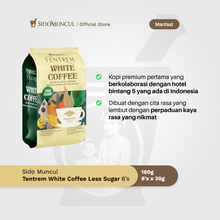 Sido Muncul White Coffee Tentrem Less Sugar 6 Sachets