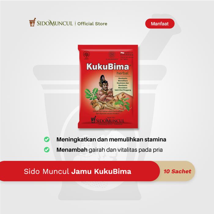 Kuku Bima Jamu 10's - Meningkatkan Stamina Menambah Vitalitas