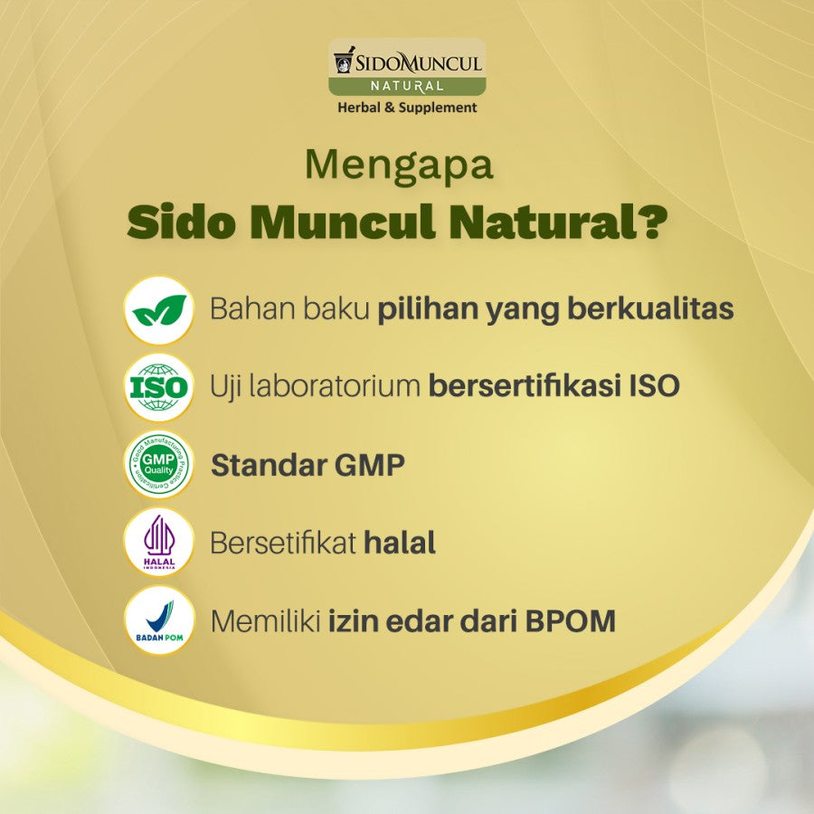 Paket Nutrisi Otak 2 - Sido Muncul Natural Ginkgo Biloba & Fish Oil