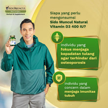 Twin Pack Sido Muncul Natural Vitamin D3 400 IU Soft Capsules, 50 Count