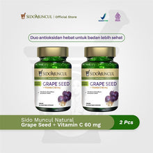 Twin Pack Sido Muncul Natural Grape Seed + Vitamin C