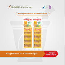 Alang Sari Plus Sweet Orange 1 Strip of 24 Sachets - Prevents Mouth Ulcers & Internal Heat in the Throat