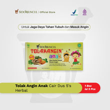 Tolak Angin Children's Liquid 5s Box - Cold and Flu Immune Support