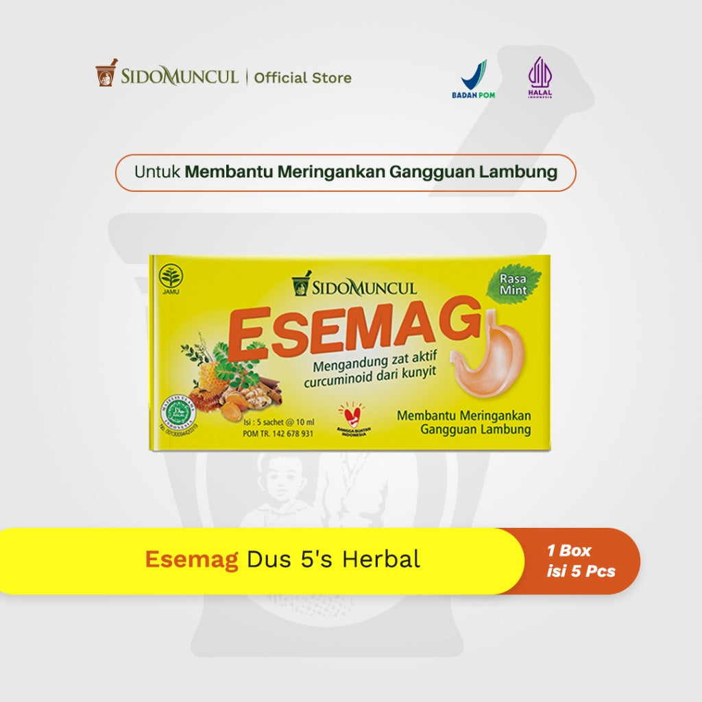 Sido Muncul Esemag Liquid 5's - Stomach Pain Gastritis Acid Reflux