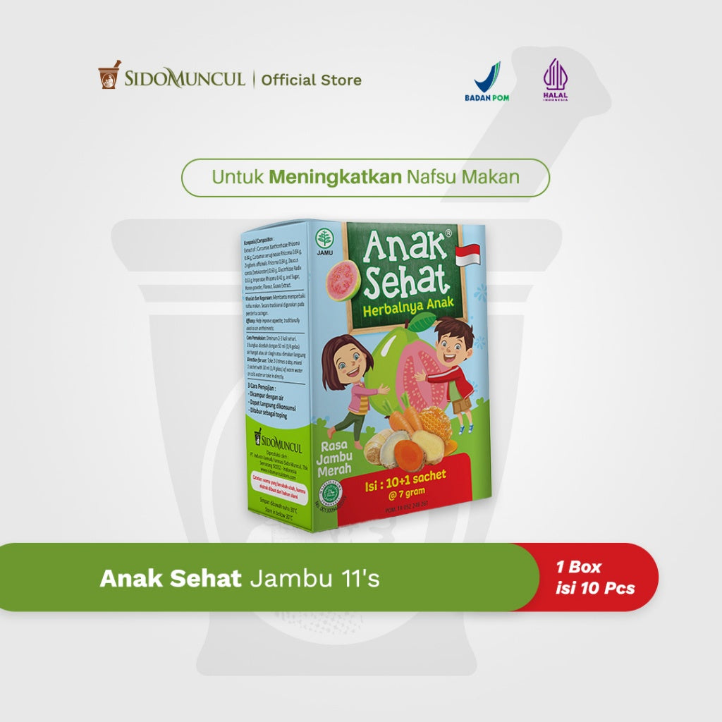 Anak Sehat Jambu 11's - Increases Appetite