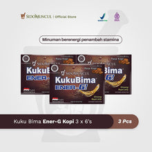 Kuku Bima Ener-G Coffee 3x6's - Energy Drink for Stamina Boost