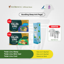 [FREE KAOS] Bundling Sleep Anti Pegal - Tolak Linu Sleep 8 Sachet + Tolak Linu Mint Cair Dus 10 Sachet + Tolak Linu Cool 100 ml