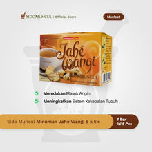 Sido Muncul Minuman Jahe Wangi 5x5's - Membantu Menghangatkan Badan