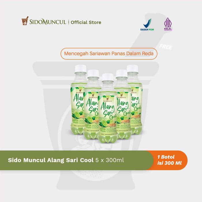 Alang Sari Cool Jeruk Nipis 5x300ml - Mencegah Sariawan Panas Dalam Reda