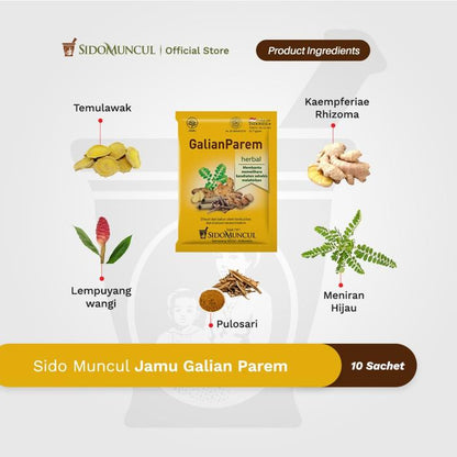 Sido Muncul Jamu Galian Parem 10's - Melancarkan ASI