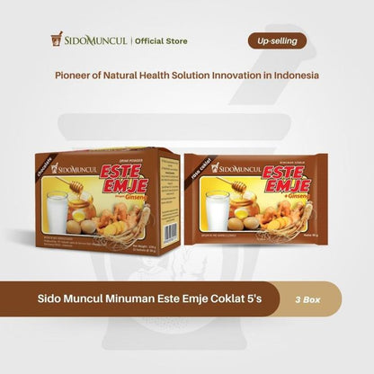 Sido Muncul Minuman Este Emje Coklat 3x5's - Menghangatkan Tubuh