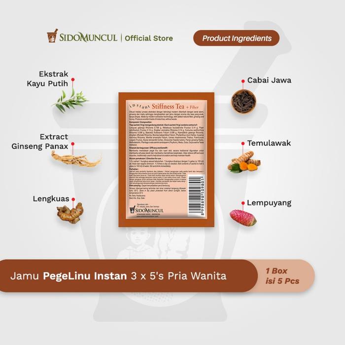 Instant Herbal Medicine for Muscle and Joint Pain 3x5's Men and Women - Muscle and Bone Pain
