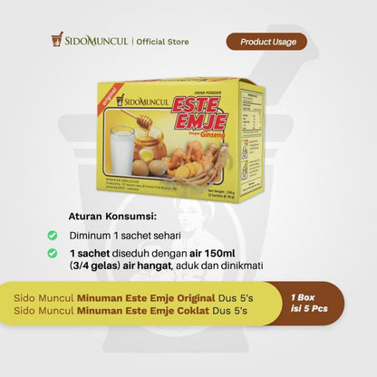 Original Este Emje and Milk Chocolate with Egg, Honey, and Ginger Warm the Body