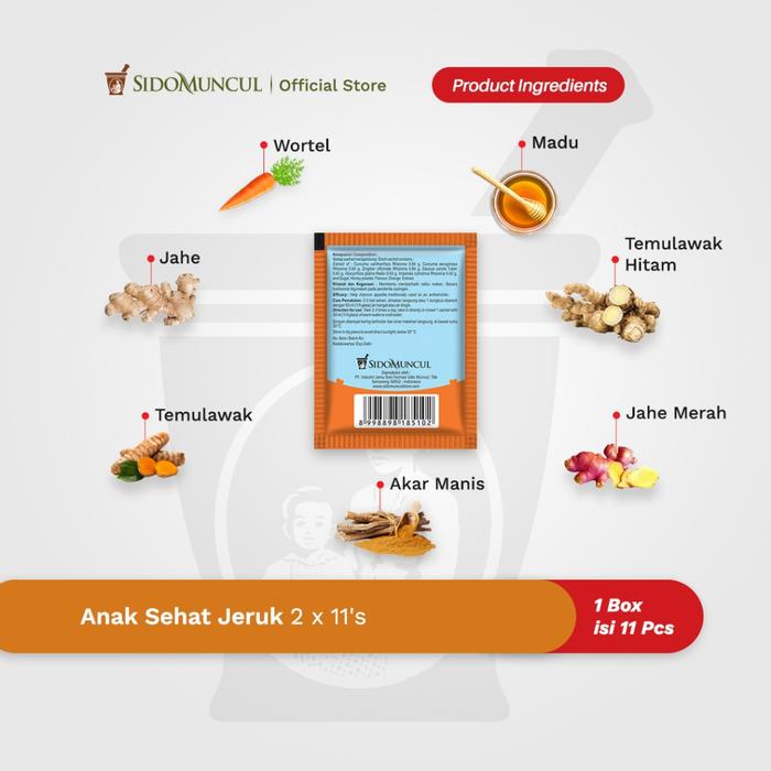 Anak Sehat Jeruk 2x11’s – Boosts Appetite