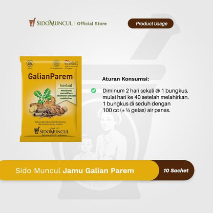 Sido Muncul Jamu Galian Parem 10's - Melancarkan ASI