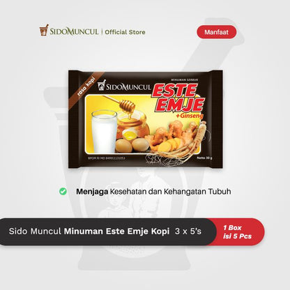 Sido Muncul Minuman Este Emje Kopi 3x5's - Menghangatkan Tubuh