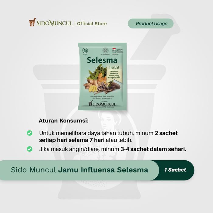 Sido Muncul Jamu Influensa Selesma 10's - Herbal Flu dan Demam