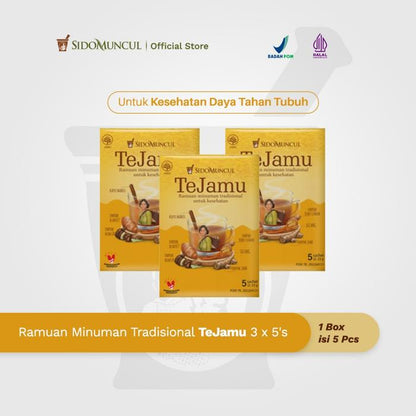 TeJamu Traditional Herbal Drink Blend, 3 × 5 Sachets – Immune Health