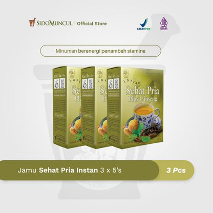 Instant Men's Healthy Herbal Drink 3x5's - Maintains Immune Health