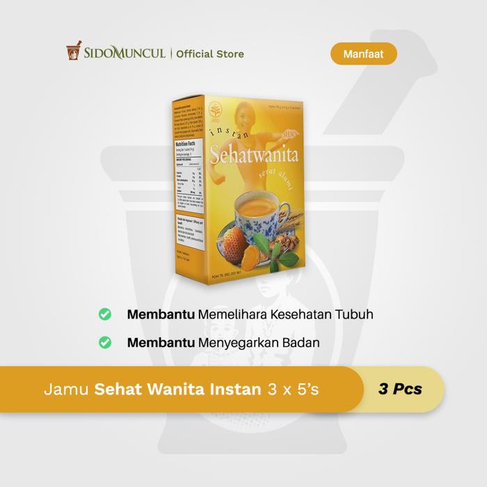 Instant Women's Healthy Herbal Drink 3x5's - Immunity & Smooth Blood Circulation
