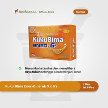 Kuku Bima Ener-G Orange 3x6's - Energy Drink for Stamina Boost