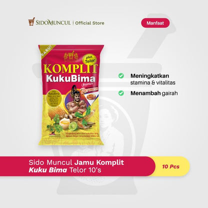 Sido Muncul Jamu Komplit Kuku Bima Telor 10's - Men's Stamina and Vitality