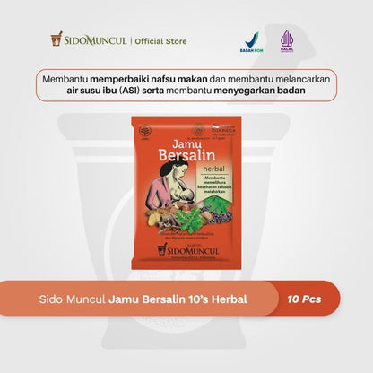 Herbal Postpartum Jamu 10s - Postpartum Health