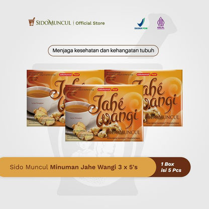 Sido Muncul Minuman Jahe Wangi 3x5's - Membantu Menghangatkan Badan