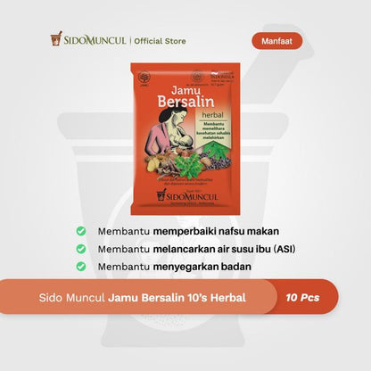 Herbal Postpartum Jamu 10s - Postpartum Health