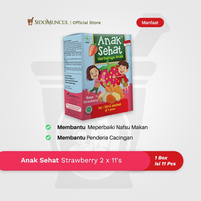 Anak Sehat Strawberry 2x11's - Meningkatkan Nafsu Makan