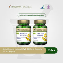 Sido Muncul Natural Fish Oil Soft Capsules, 50 Capsules, Fish Oil 2x