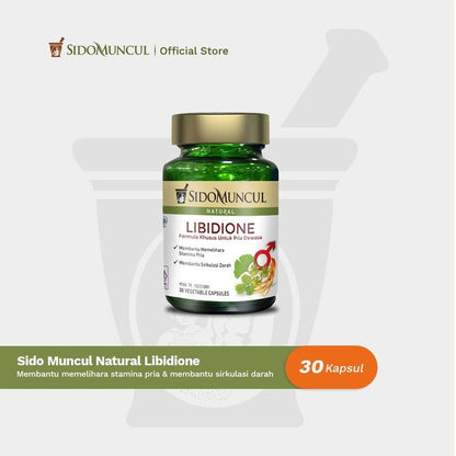 Twin Pack Sido Muncul Libidione 30'k - Herbal Pria Stamina Vitalitas