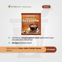 Sido Muncul Minuman Susu Jahe Coklat Swiss 5x10's - Menghangatkan Tubu