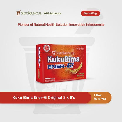 Kuku Bima Ener-G Original 3x6's - Minuman Berenergi Penambah Stamina