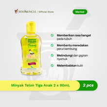 Tiga Anak Telon Oil 90 mL, Warms Babies’ Bloated Tummies (2 Bottles)