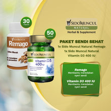 Paket Sendi Sehat - Sido Muncul Natural Remago + Vitamin D3 400 IU