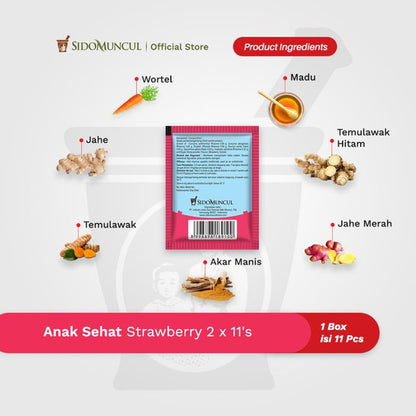 Anak Sehat Strawberry 2x11's - Meningkatkan Nafsu Makan