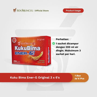Kuku Bima Ener-G Original 3x6's - Minuman Berenergi Penambah Stamina