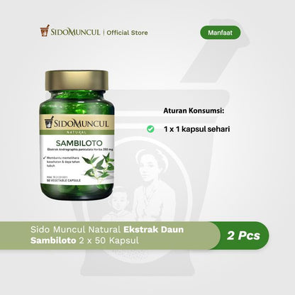 Immune Starter Pack 1 - Sido Muncul Natural Andrographis Leaf Extract 2x